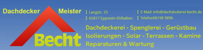 Firma Becht in Ehlhalten Firma Becht in Ehlhalten